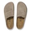 Birkenstock Naples Wrapped Suede Clog - Taupe